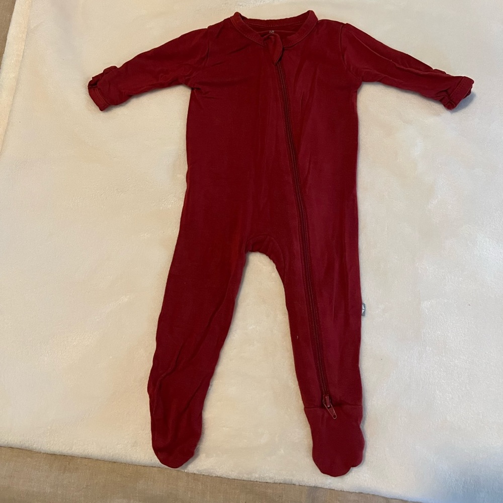Kyte BABY 2 way Zipper Footie Newborn GUC